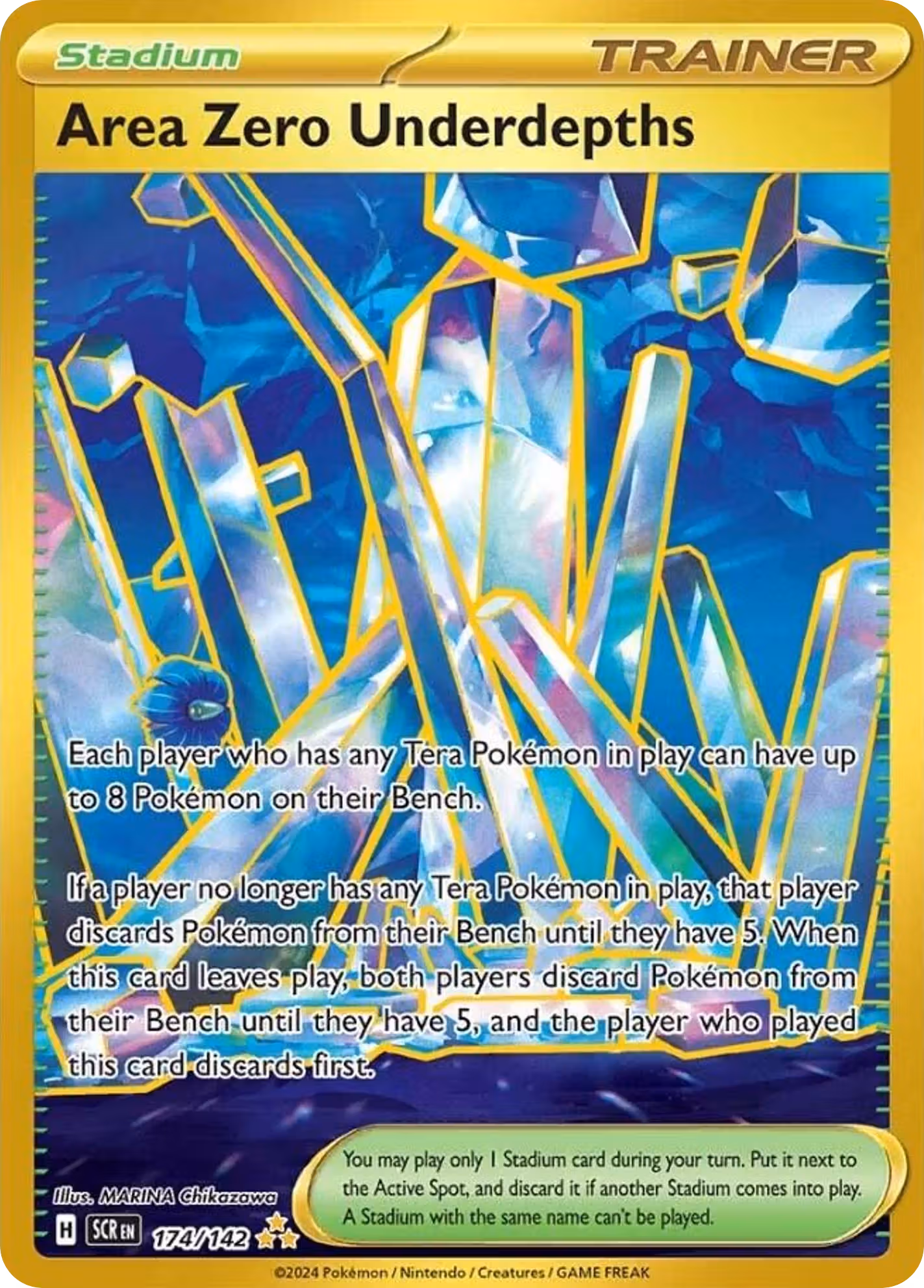 Area Zero Underdepths 174/142 Pokemon card