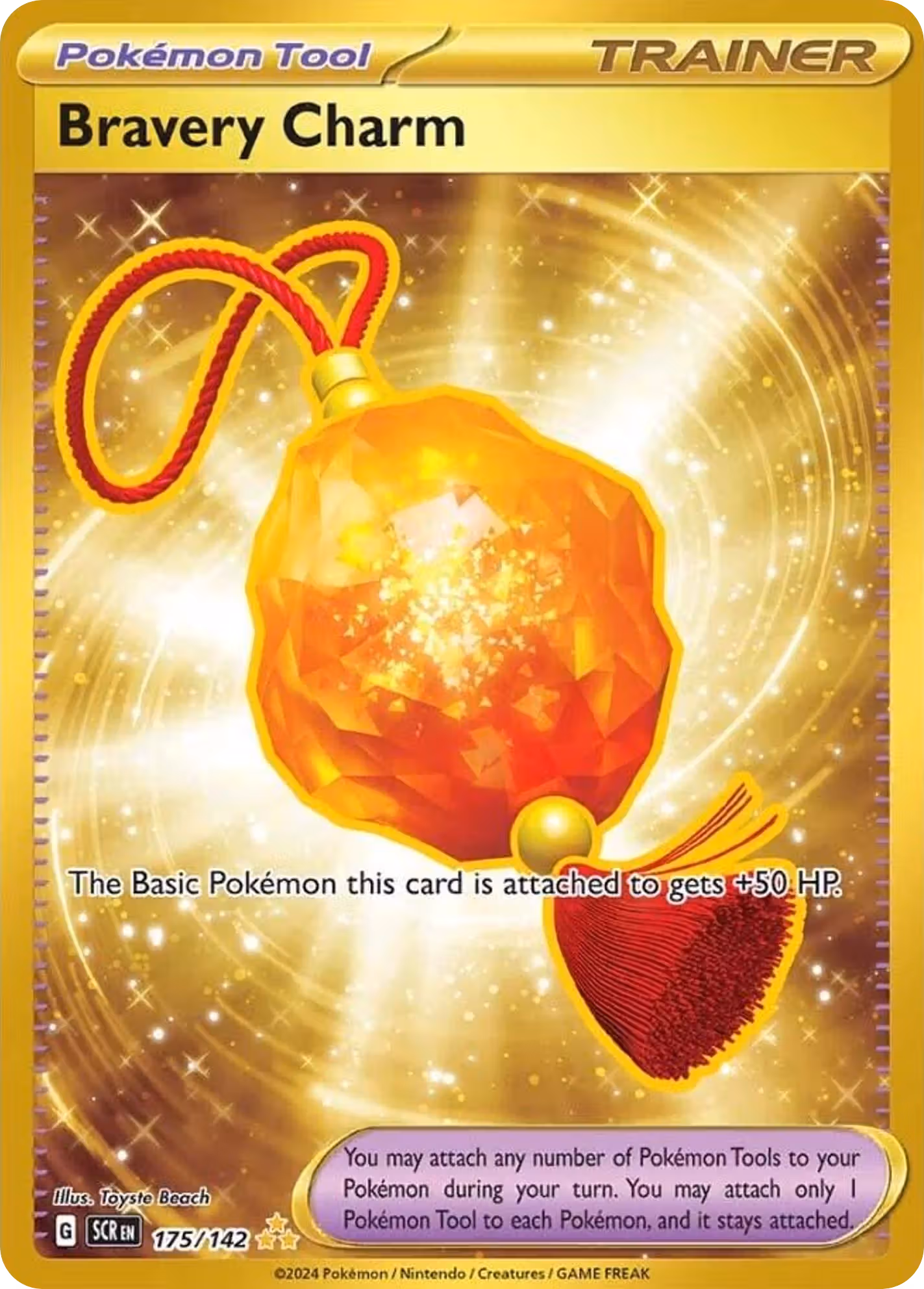 Bravery Charm 175/142 Pokemon card
