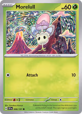 Morelull 8/191 Pokemon card
