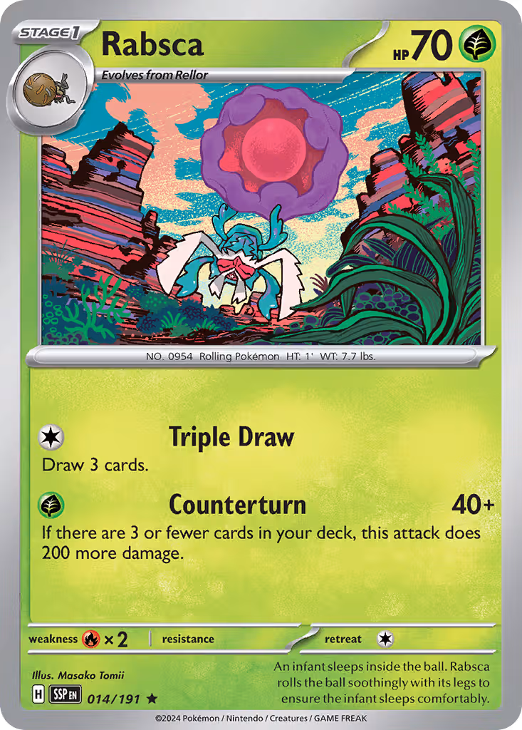 Rabsca 14/191 Pokemon card