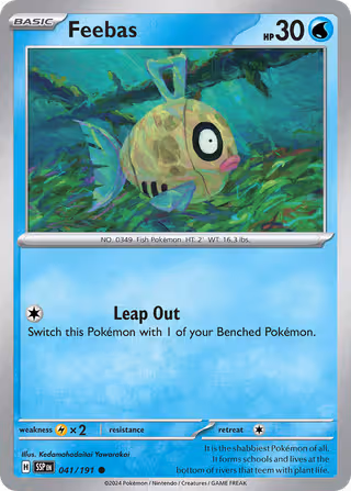 Feebas 41/191 Pokemon card