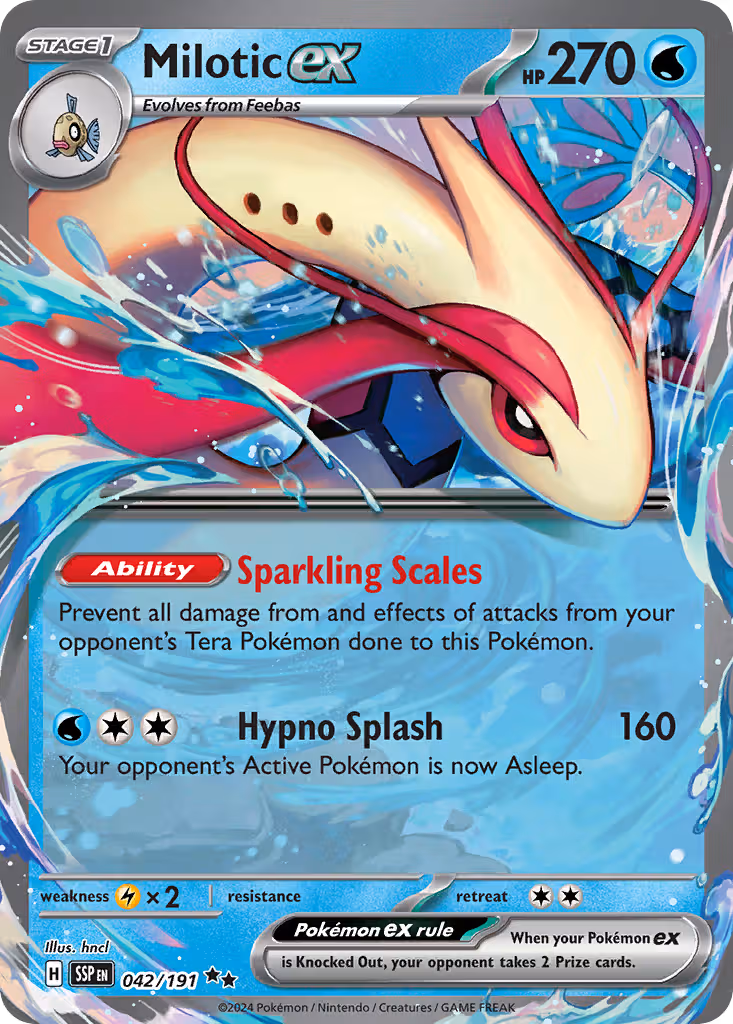 Milotic ex 42/191 Pokemon card