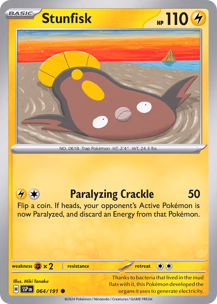 Stunfisk 64/191 Pokemon card
