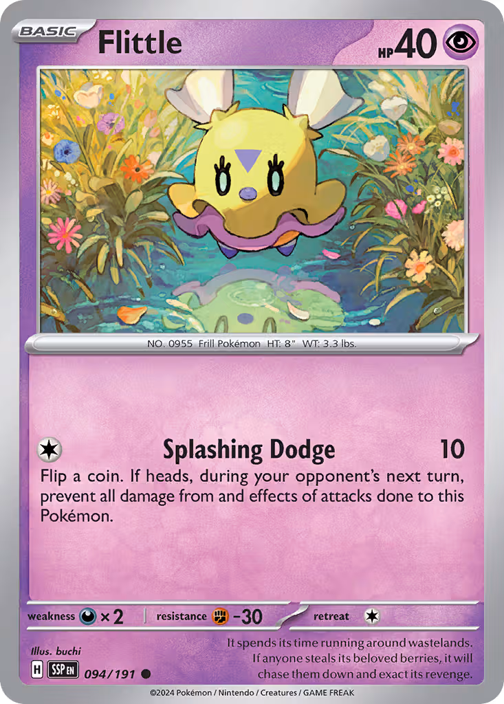 Flittle 94/191 Pokemon card