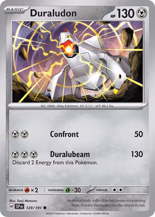Duraludon 129/191 Pokemon card