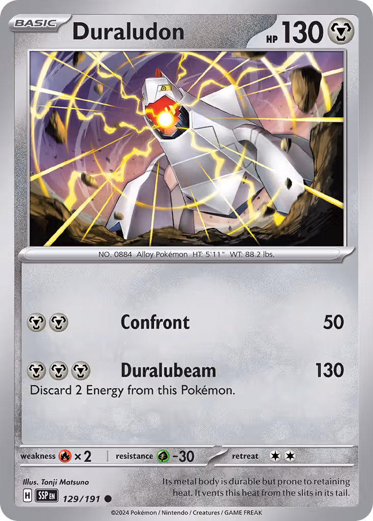 Duraludon 129/191 Pokemon card