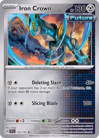 Iron Crown 132/191 Pokemon card