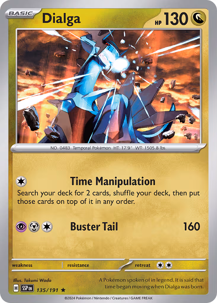 Dialga 135/191 Pokemon card