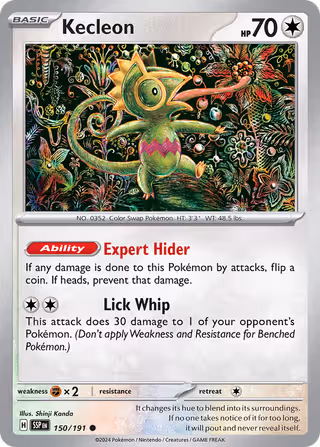 Kecleon 150/191 Pokemon card