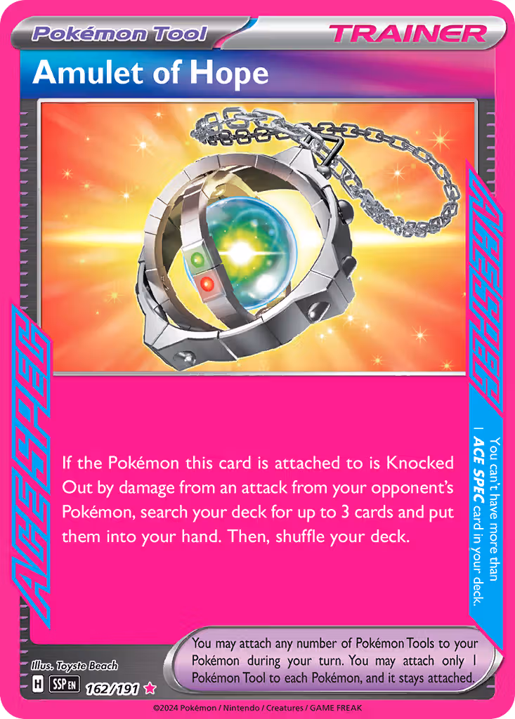 Amulet of Hope 162/191 Pokemon card