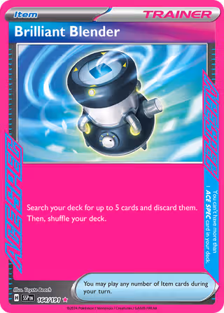 Brilliant Blender 164/191 Pokemon card
