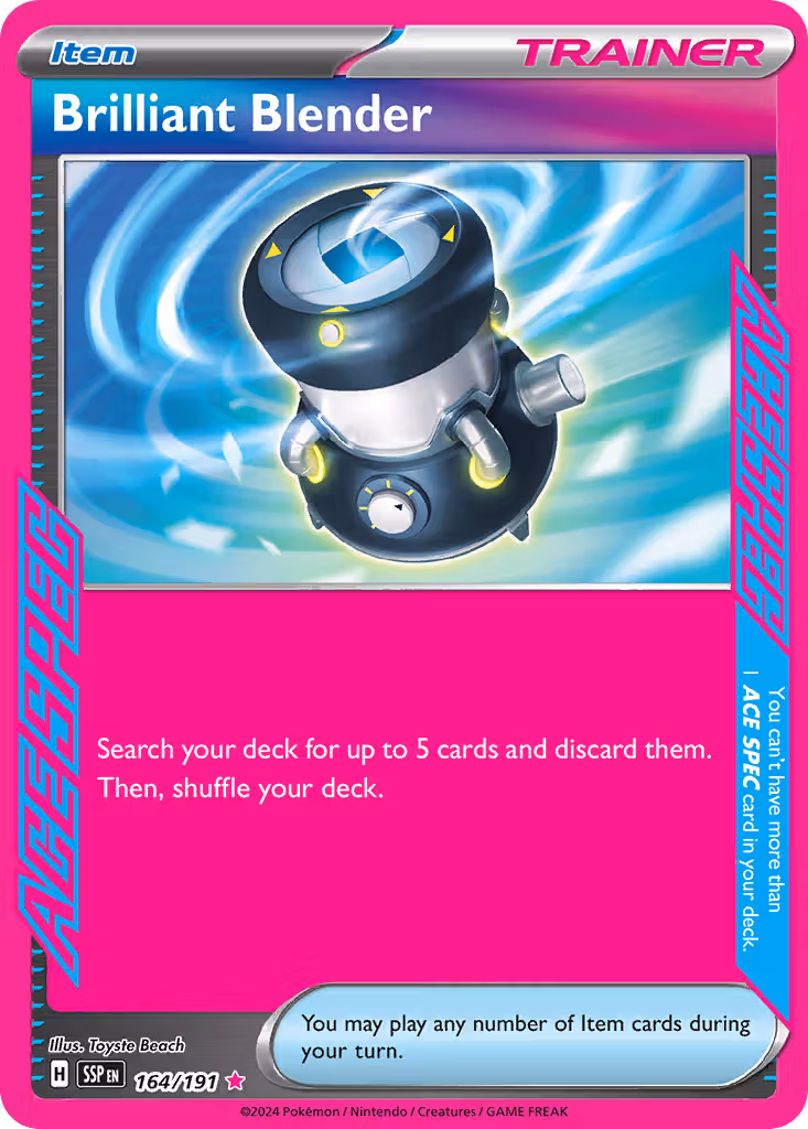 Brilliant Blender 164/191 Pokemon card