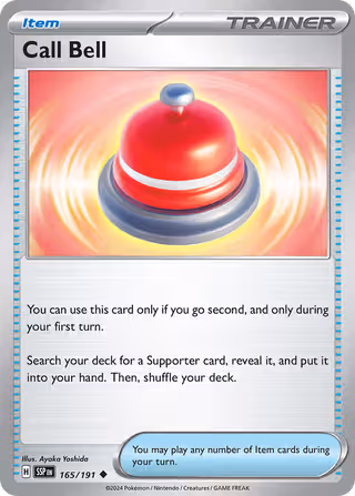 Call Bell 165/191 Pokemon card