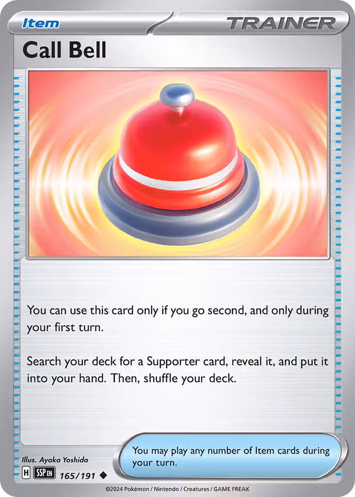 Call Bell 165/191 Pokemon card