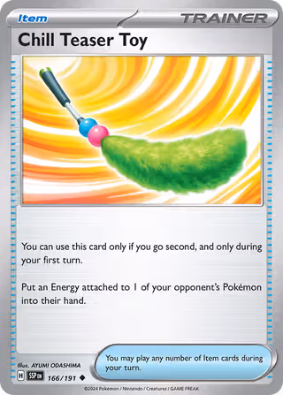 Chill Teaser Toy 166/191 Pokemon card