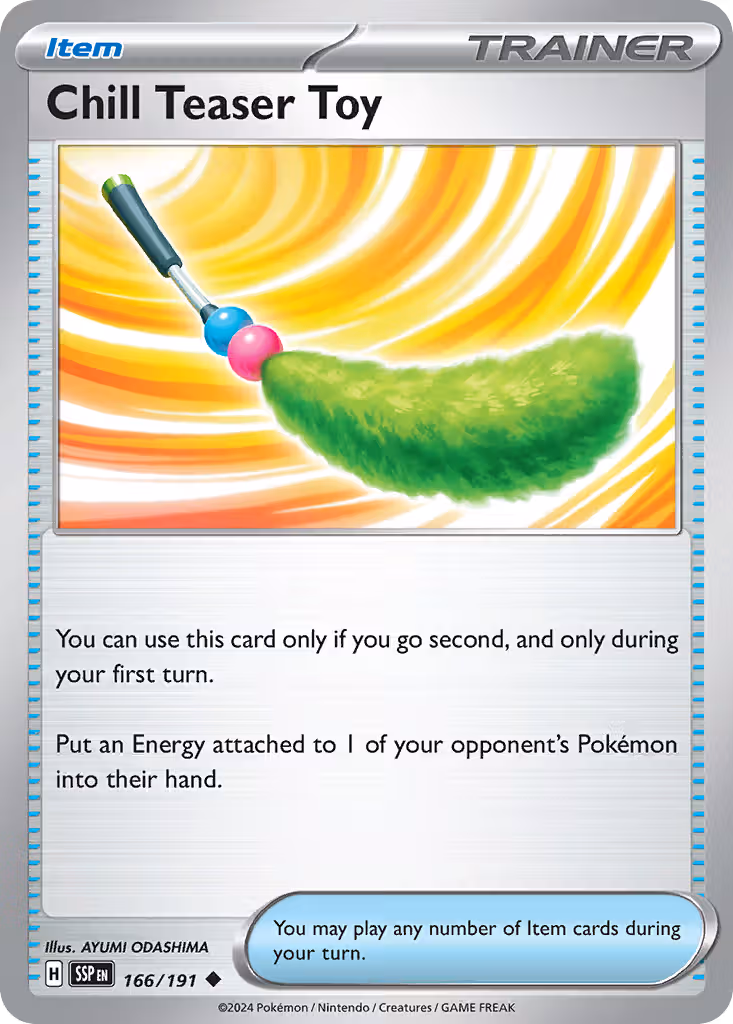 Chill Teaser Toy 166/191 Pokemon card