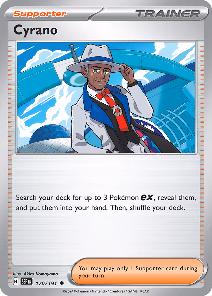 Cyrano 170/191 Pokemon card