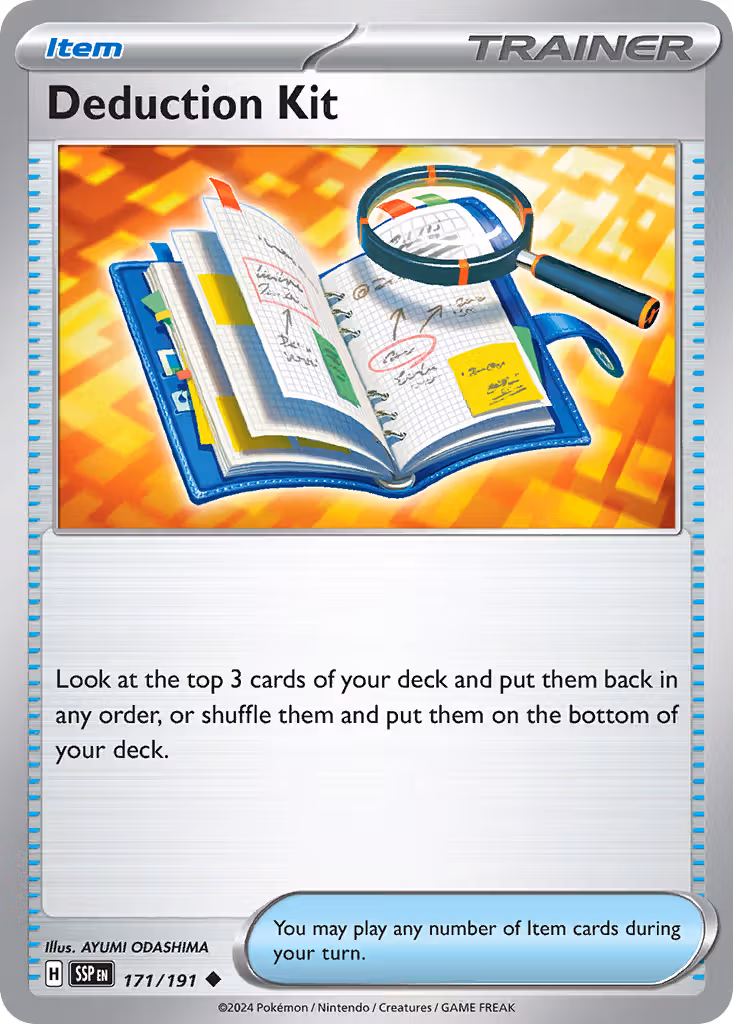 Deduction Kit 171/191 Pokemon card