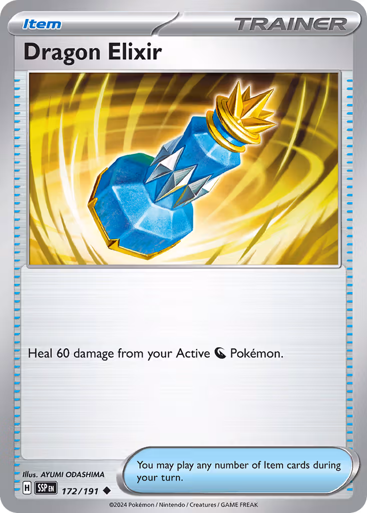 Dragon Elixir 172/191 Pokemon card