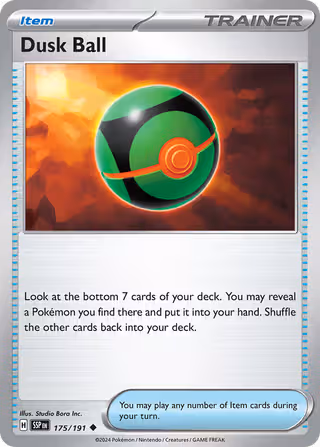 Dusk Ball 175/191 Pokemon card