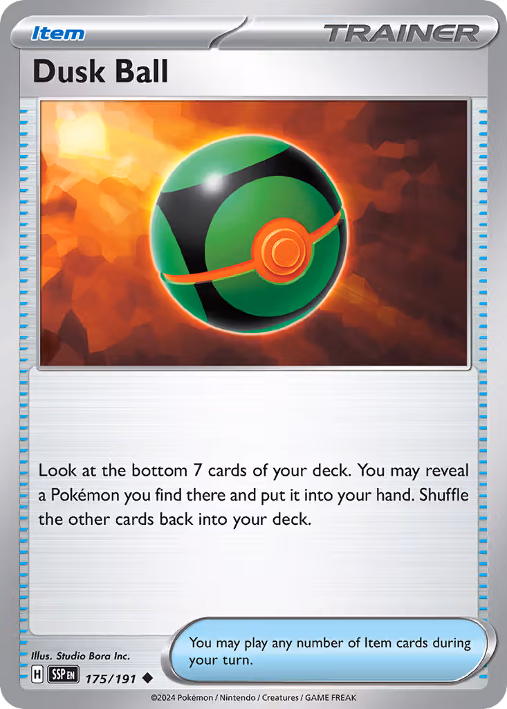 Dusk Ball 175/191 Pokemon card