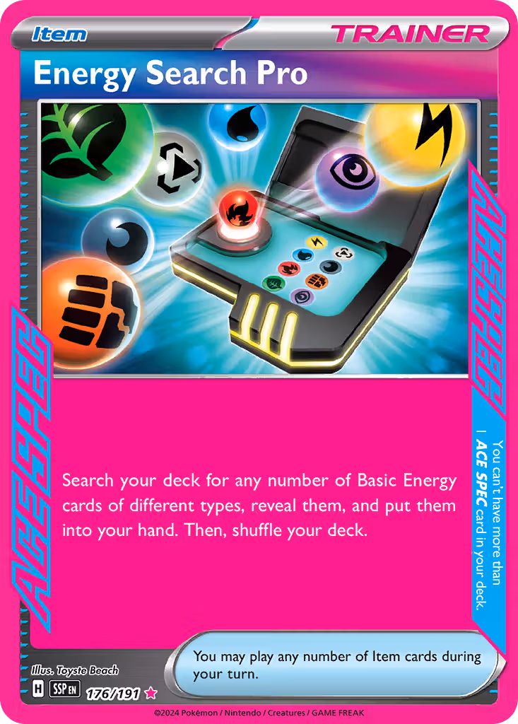 Energy Search Pro 176/191 Pokemon card