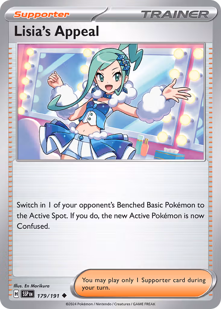 Lisia's Appeal 179/191 Pokemon card