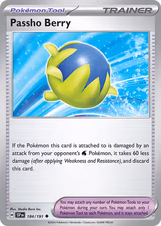 Passho Berry 184/191 Pokemon card