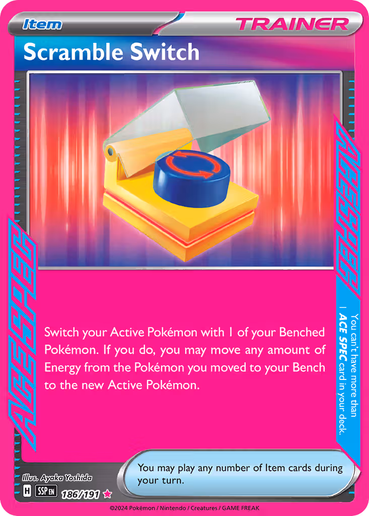 Scramble Switch 186/191 Pokemon card