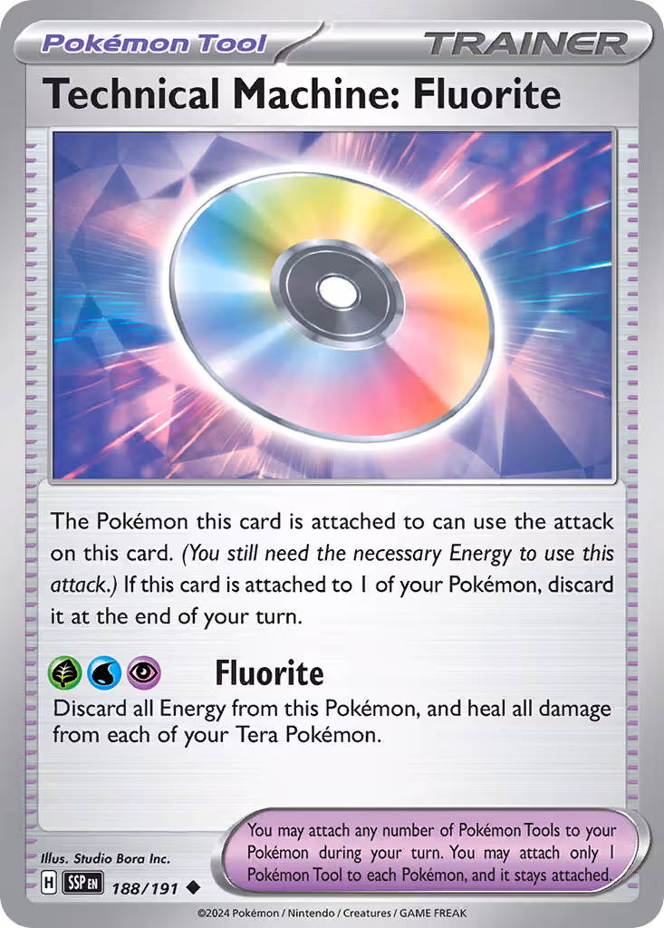 Technical Machine: Fluorite 188/191 Pokemon card