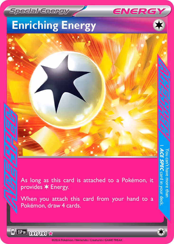 Enriching Energy 191/191 Pokemon card