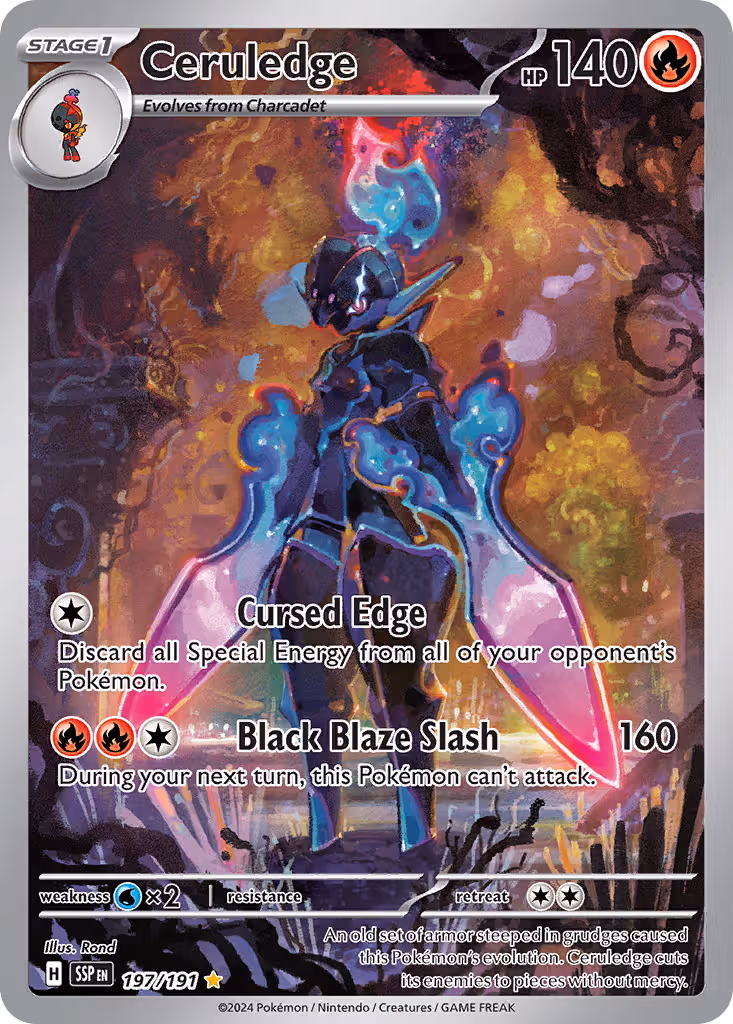 Ceruledge 197/191 Pokemon card