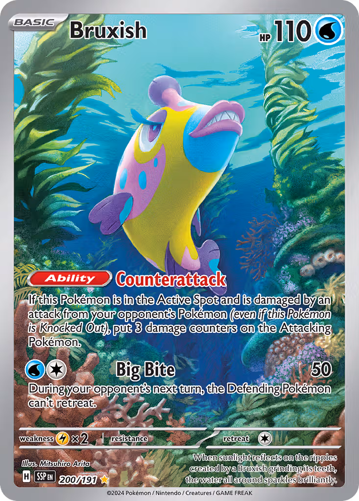 Bruxish 200/191 Pokemon card