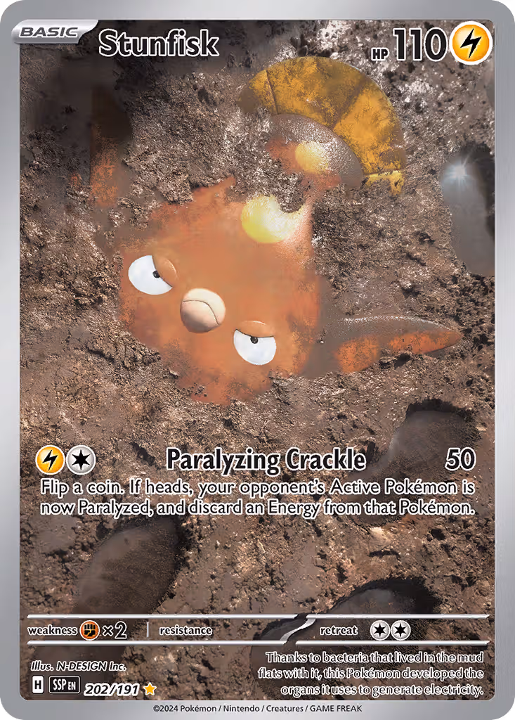 Stunfisk 202/191 Pokemon card