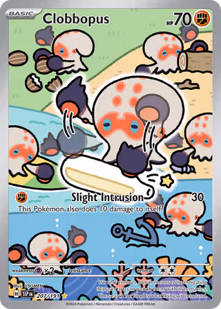 Clobbopus 207/191 Pokemon card