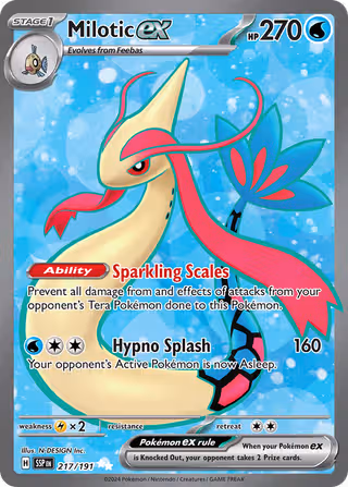 Milotic ex 217/191 Pokemon card