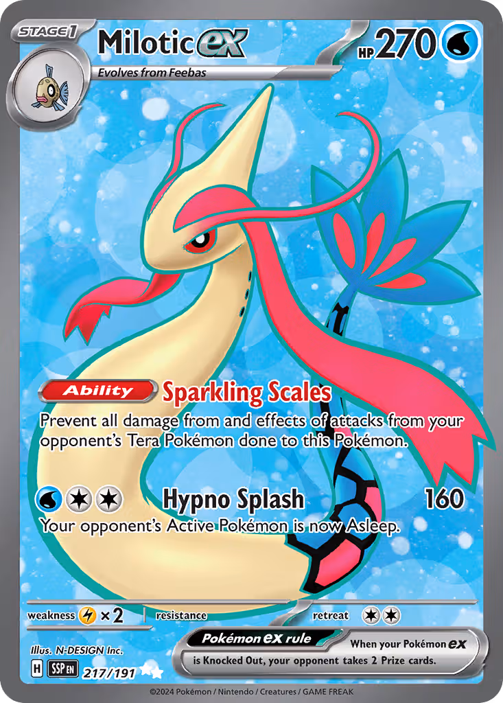Milotic ex 217/191 Pokemon card