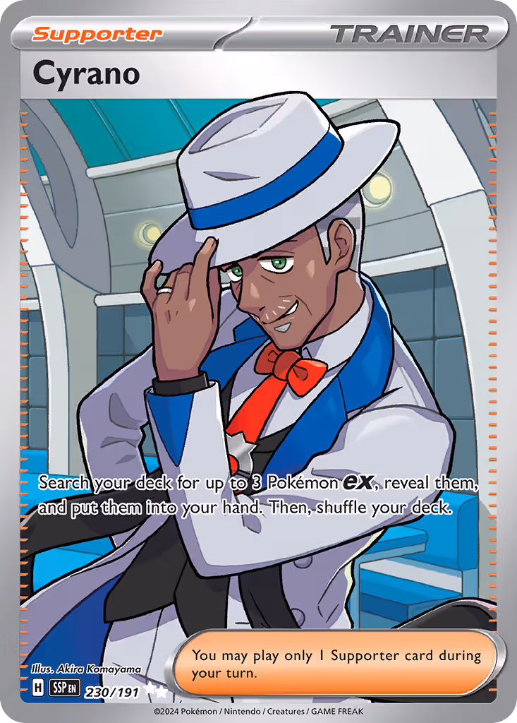 Cyrano 230/191 Pokemon card