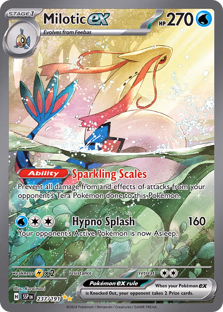 Milotic ex 237/191 Pokemon card