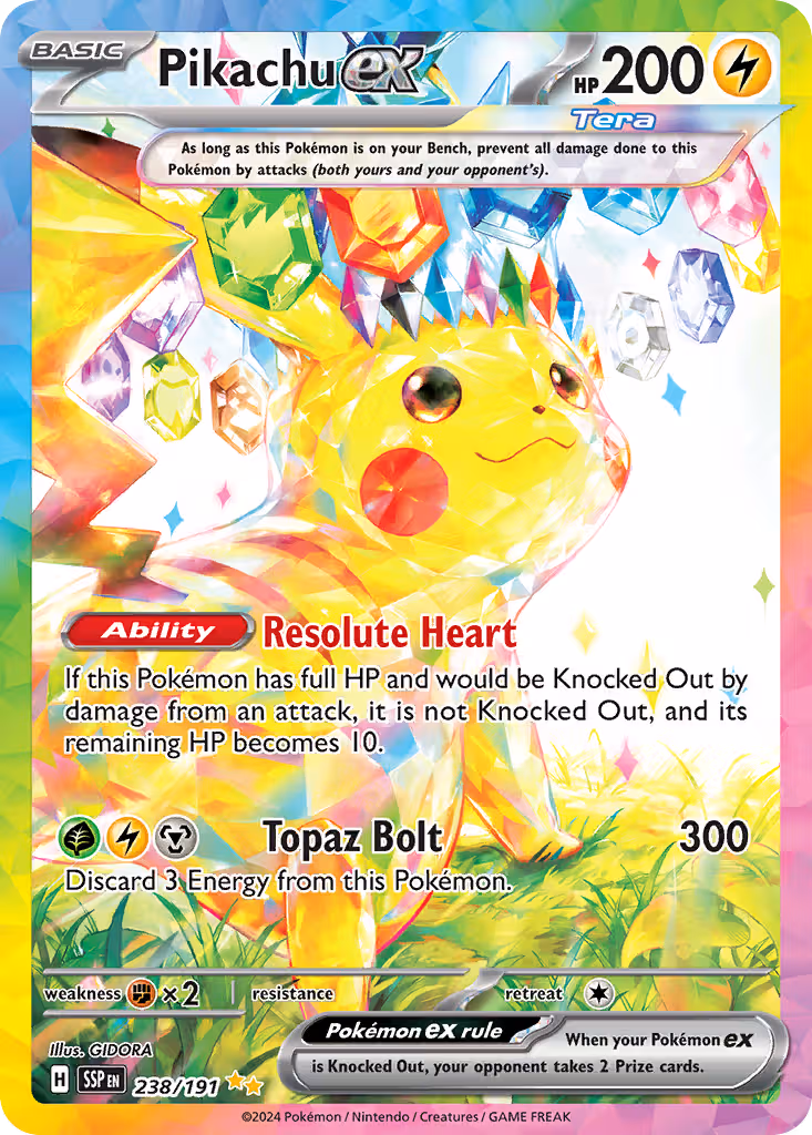 Surging Sparks Pokemon card