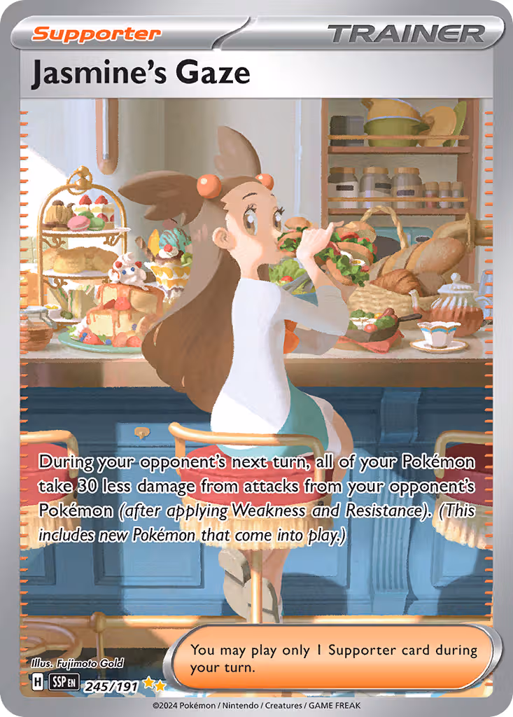 Jasmine's Gaze 245/191 Pokemon card