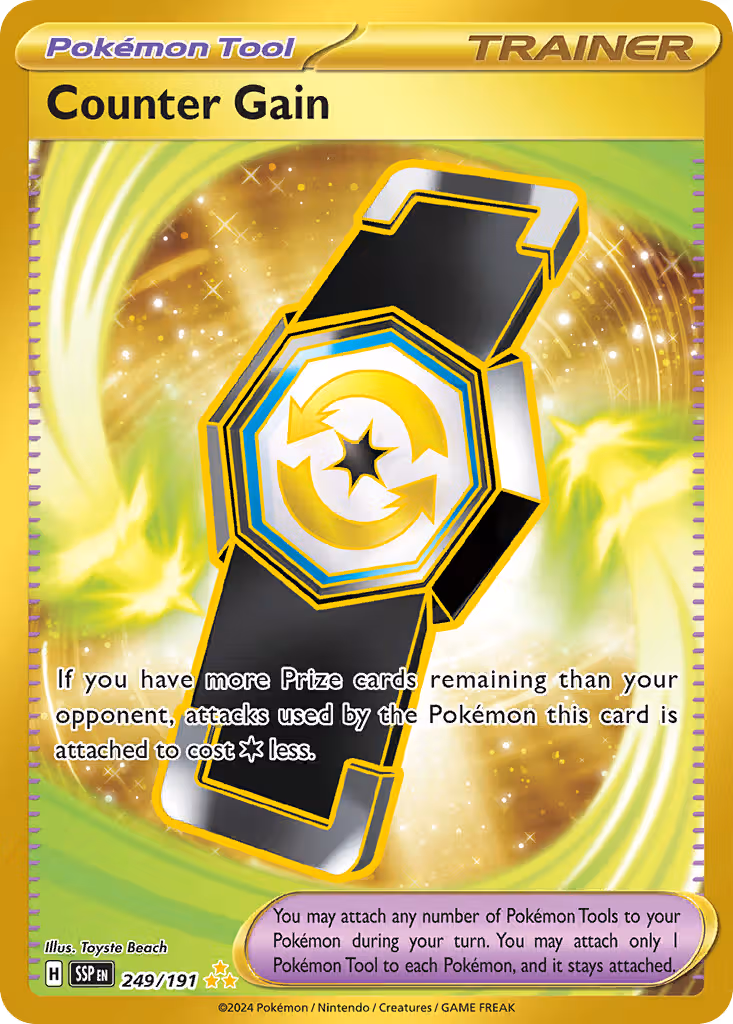 Counter Gain 249/191 Pokemon card