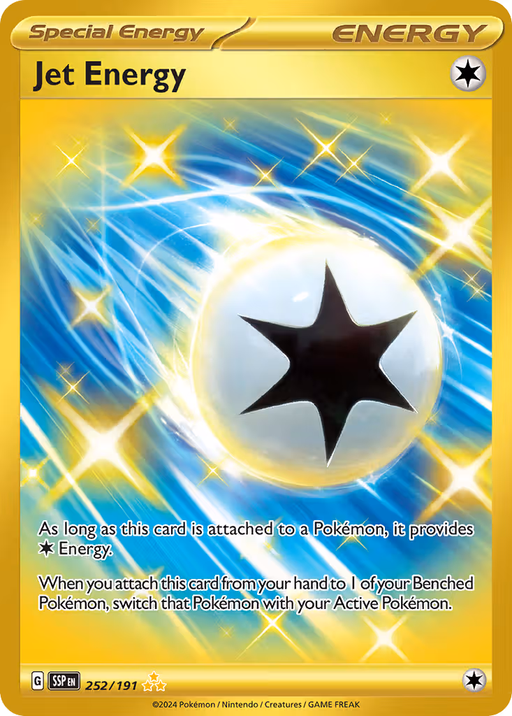 Jet Energy 252/191 Pokemon card