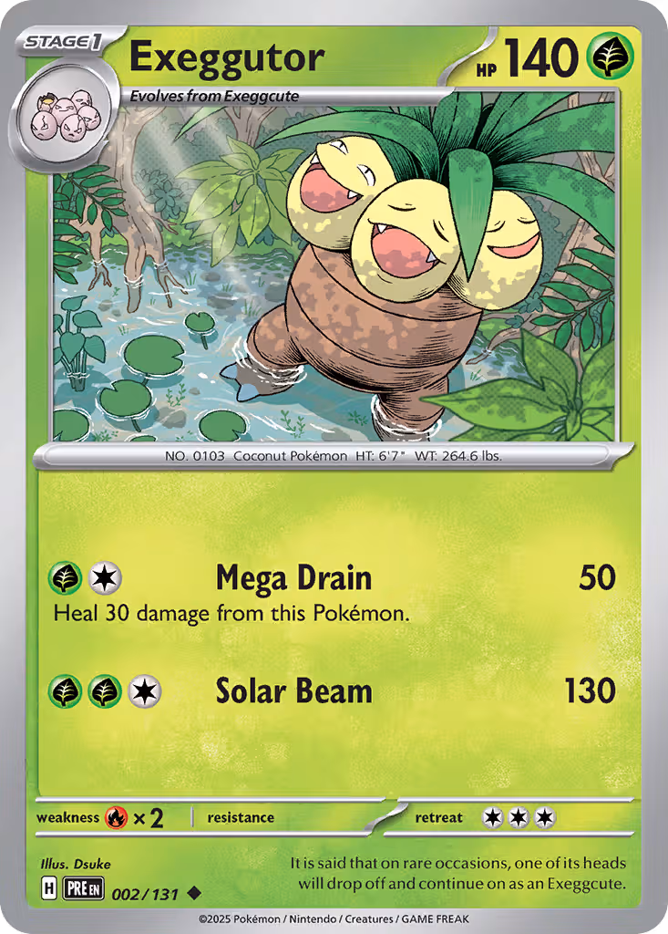 Exeggutor 2/131 Pokemon card