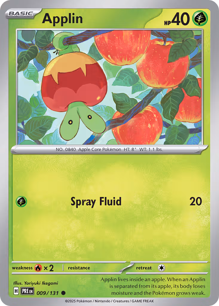 Applin 9/131 Pokemon card