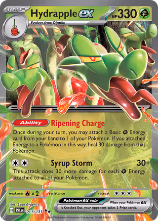 Hydrapple ex 11/131 Pokemon card