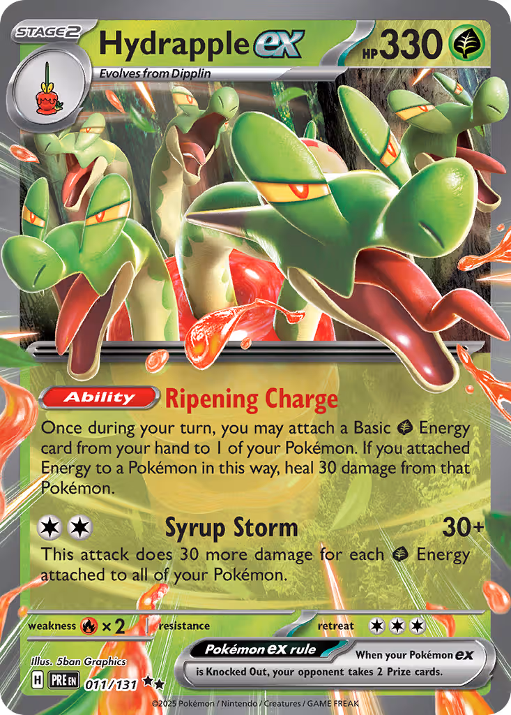Hydrapple ex 11/131 Pokemon card
