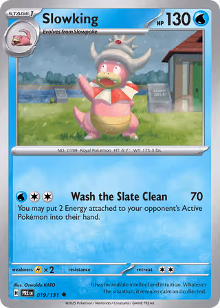 Slowking 19/131 Pokemon card