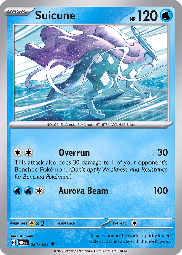 Suicune 24/131 Pokemon card