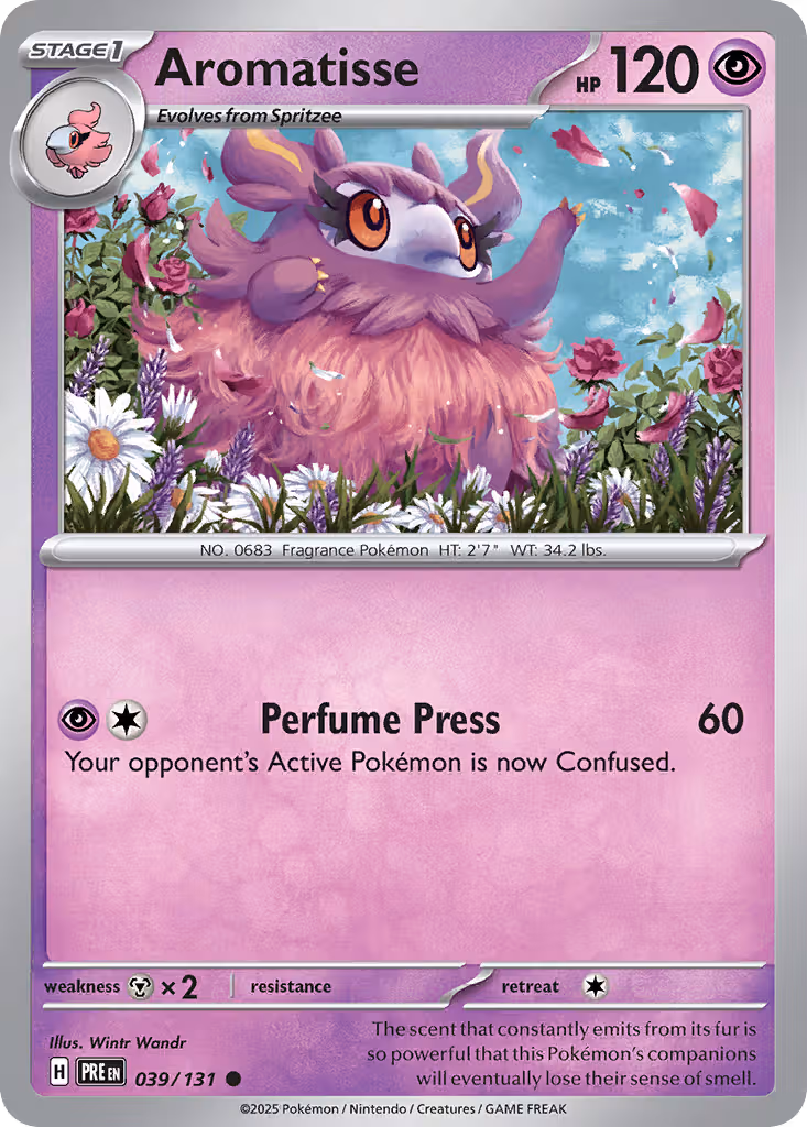 Aromatisse 39/131 Pokemon card